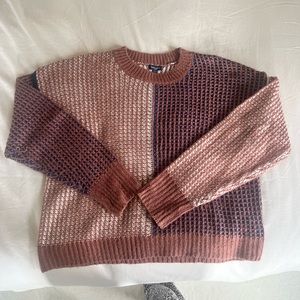 Splendid barely worn crew neck multicolored sweater